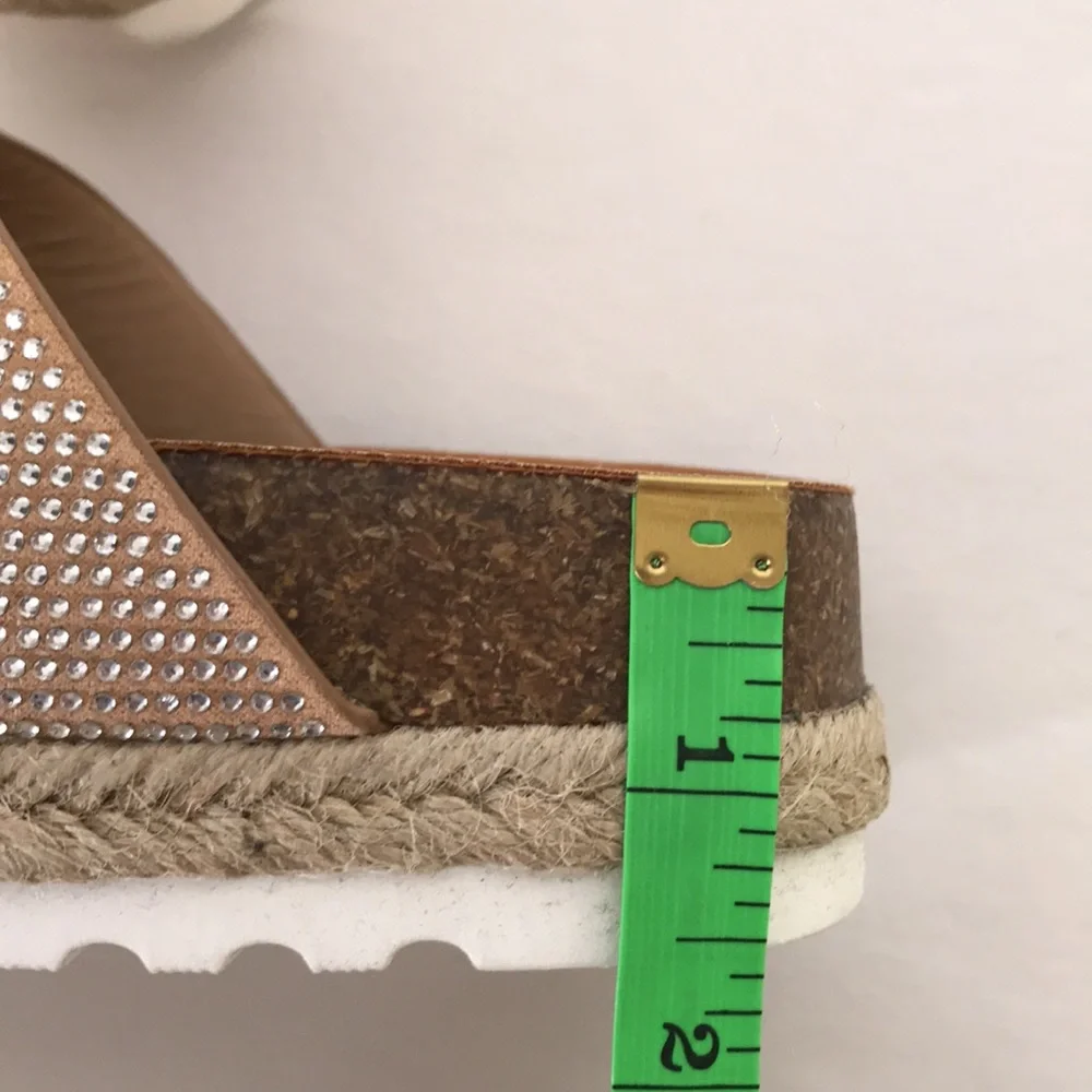 Dolce Vita Carther Platform Buckle Slide Sandal In Shimmer - Picture 8 of 10